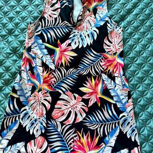 TOMMY BAHAMA Golf Active Zip Collar 2 Pc Dress with Shorts UPF 50+ NWT Medium